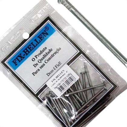 Imagem de Fix-Hellen Prego F.Hellen Pol.C/Cabeça 08X08 C/ 50G - Kit C/10 Pt