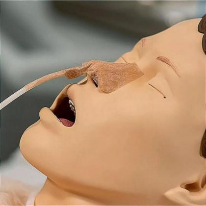 Imagem de Fixador Adesivo Nasal Hospitalar Para Prender Segurar Sondas Cateteres - 01 Unidade