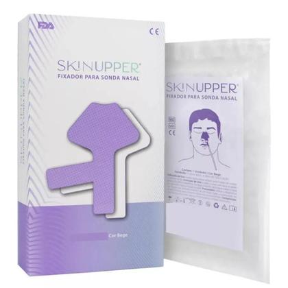 Imagem de Fixador Adesivo Nasal Hospitalar Para Prender Segurar Sondas Cateteres - 01 Unidade