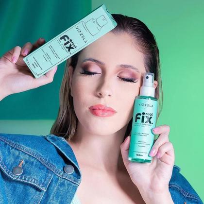 Imagem de Fixador de maquiagem real fix 150ml vizzela