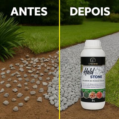 Imagem de Fixador de Pedras Hold Stone DryLevs 1L  Alta Resistência, Acabamento Brilhante