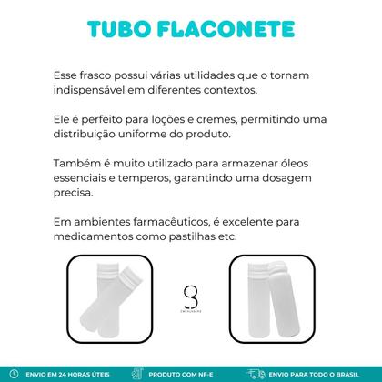 Imagem de Flaconete de Plástico 50ml Para Armazenar Temperos - 25 Unids