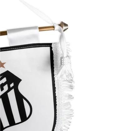 Imagem de Flâmula Branca 29X24cm Oficial Do Santos