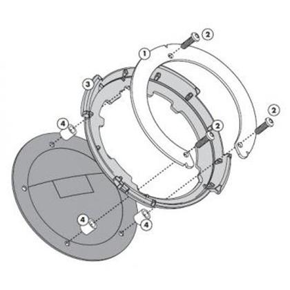Imagem de Flange bolsa tanque givi bf05 (yamaha)