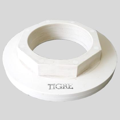 Imagem de Flange De Rosca de Plástico de Pvc Branco de 4" Polegadas