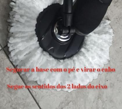 Imagem de Flange Suporte Cabo Balde Mop 360 Giratório Perfect Move16cm