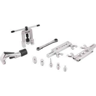 Imagem de Flangeador e cortador de tubos jogo com 11 pçs 1/8" à 1.1/8" VONDER