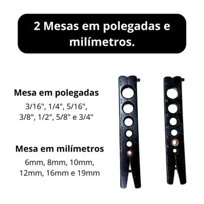 Imagem de Flangeador Excêntrico com Maleta e com Catraca 1/4 a 3/4 - ET806RCTAML