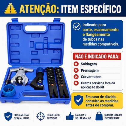 Imagem de Flangeador Excêntrico Flangeador Cortador Pratiarejo