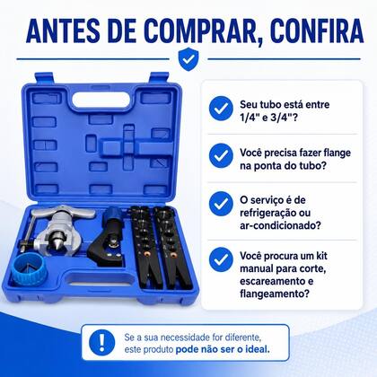 Imagem de Flangeador Excêntrico Flangeador Cortador Pratiarejo