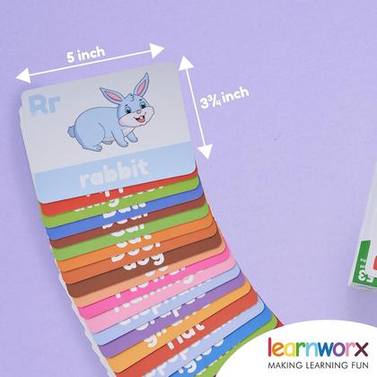 Imagem de Flash Cards learnworx Alphabet 52 ABC para crianças de 1 a 4 anos
