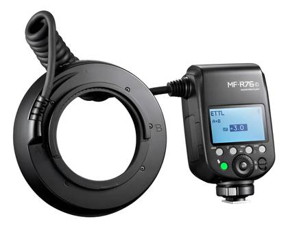 Imagem de Flash de anel macro Godox MFR76c Ttl para Canon