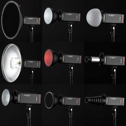 Imagem de Flash estroboscópico GODOX AD200 Pro e AD200Pro II 200Ws 2.4G