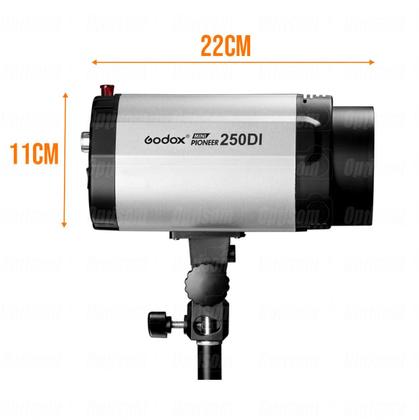 Imagem de Flash Estúdio Compacto Godox Mini Pioneer 250di 250w 220v + Tripé