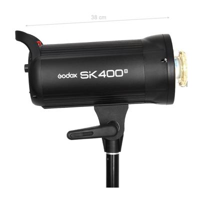 Imagem de Flash Estúdio Godox Sk400ii Com Tripé + Kit Lente Projeção Gelatina E Efeito Janela