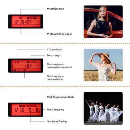 Imagem de Flash GODOX TT350N 2.4G TTL sem fio para câmera Nikon