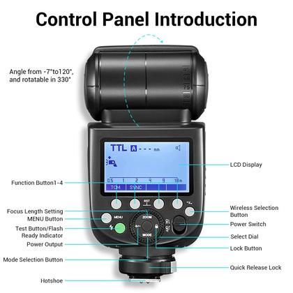 Imagem de Flash Godox TT685II-S para câmeras Sony 2.4G TTL Speedlight