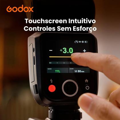 Imagem de Flash Speedlight Godox V100c 2.4ghz Ttl Para Câmeras Canon