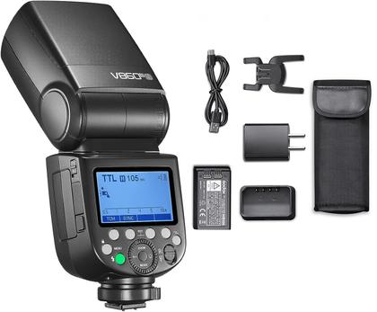 Imagem de Flash Speedlite Com Bateria Godox V860III Para Nikon