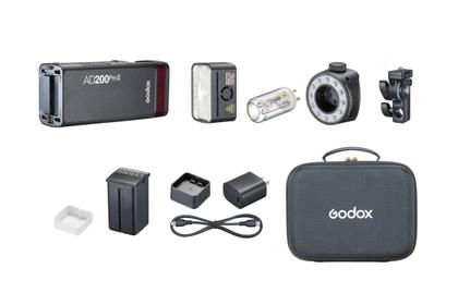 Imagem de Flash Strobe Godox AD200 Pro e AD200Pro II 200Ws 2.4G