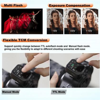 Imagem de Flash Trigger Godox X3-N X3N TTL sem fio para câmera Nikon