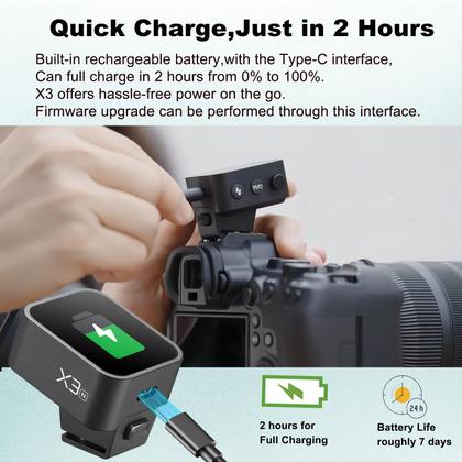 Imagem de Flash Trigger Godox X3-N X3N TTL sem fio para câmera Nikon