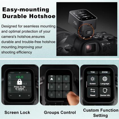 Imagem de Flash Trigger Godox X3-N X3N TTL sem fio para câmera Nikon