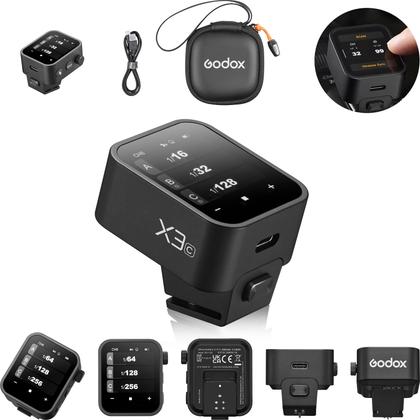Imagem de Flash Trigger Godox X3 X3C para Canon com TTL HSS 2.4G sem fio