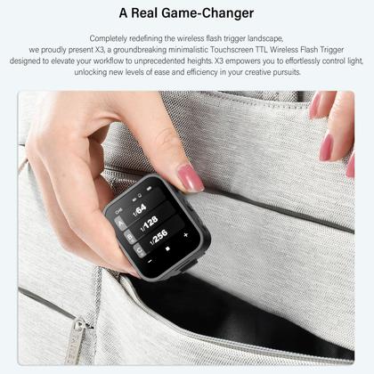 Imagem de Flash Trigger Godox X3 X3C para Canon com TTL HSS 2.4G sem fio