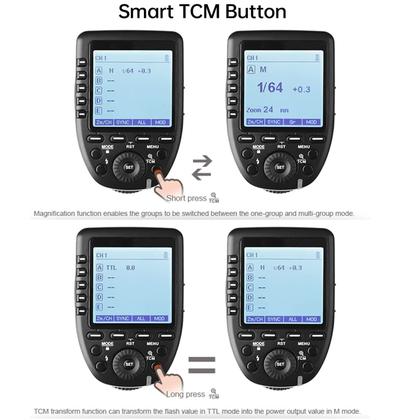 Imagem de Flash Trigger Godox Xpro-S para Sony TTL 2.4G sem fio