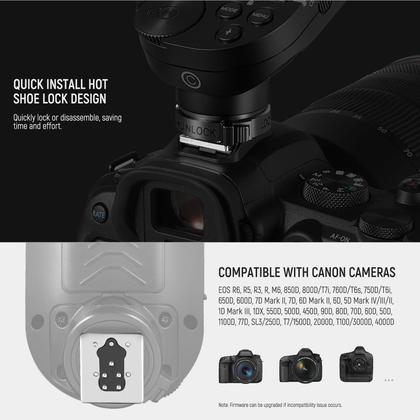 Imagem de Flash Trigger Neewer QPRO-C TTL Wireless para câmeras Canon