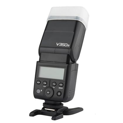 Imagem de Flash TTL GODOX V350N para Nikon 1/8000s GN36 HSS 0,1s-1,7s Tempo de reciclagem com bateria de 2000mAh 500 vezes Flash de potência total para Nikon D500 D3100 D3200 D3300 D3400 D5300 D5300 D5600 D7100 D7200 D7500 (V350-N)