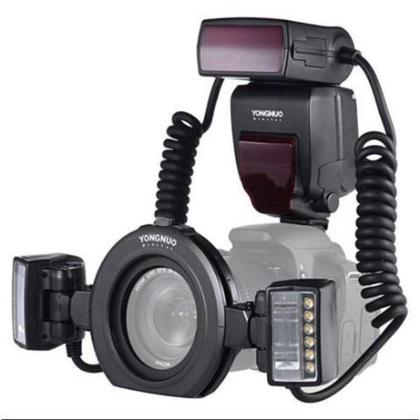 Imagem de Flash Yongnuo Macro YN-24EX TTL  para Câmeras Canon