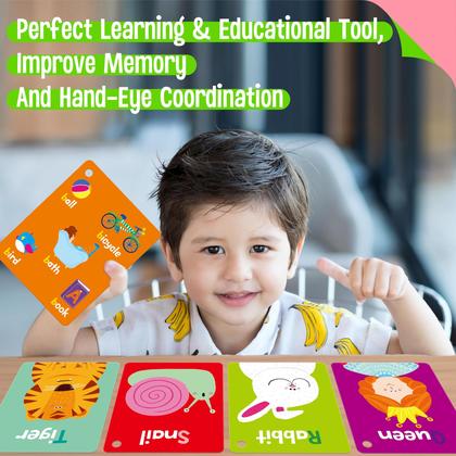 Imagem de Flashcards SpriteGRU 106 PCS Early Learning com anéis