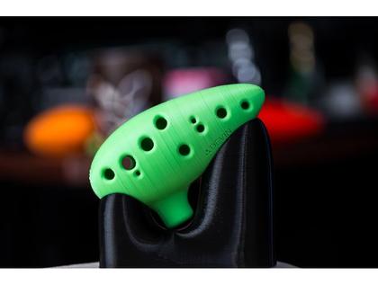 Imagem de Flauta Azul Zelda Ocarina Of Time 12 Furos Som Perfeito