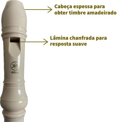 Imagem de Flauta doce Yamaha Germânica soprano YRS-23