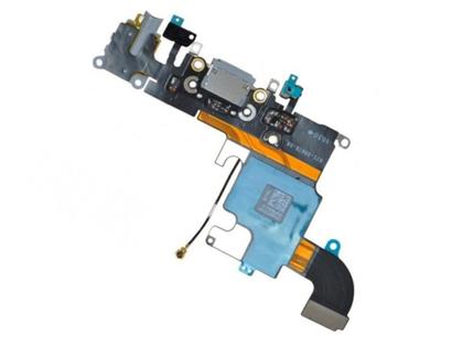 Imagem de Flex Conector de Carga Para ip 6S Preto  2 Parafusos