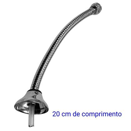Imagem de Flexivel metal para válvula mictório 1/2" cromado - 2800010