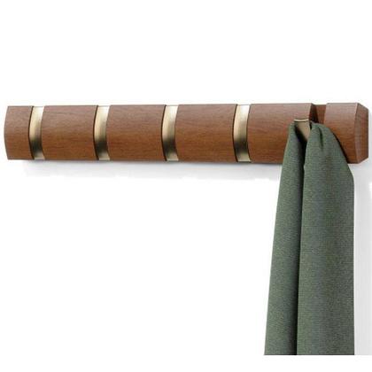 Imagem de Flip Cabideiro de Parede C/ 5 Ganchos UMBRA