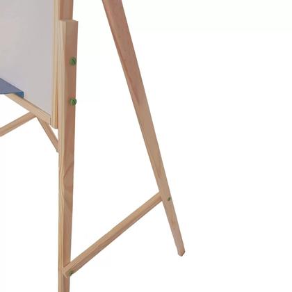 Imagem de Flip chart branco com lousa serve para folha e caneta
