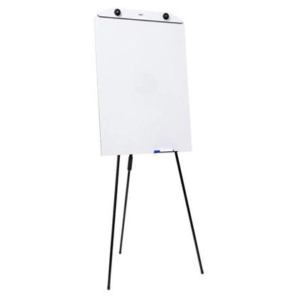 Imagem de Flip Chart Quadro Branco 60x90cm Tripé Retrátil com 4 Marcadores