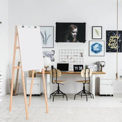 Imagem de Flip Chart Quadro Branco Compact Line 56x87cm de Madeira