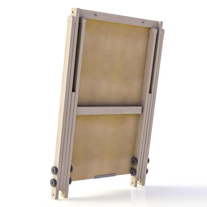 Imagem de Flip Chart Quadro Branco Soft Dobrável 57x88cm com Marcado e Bloco de Folhas