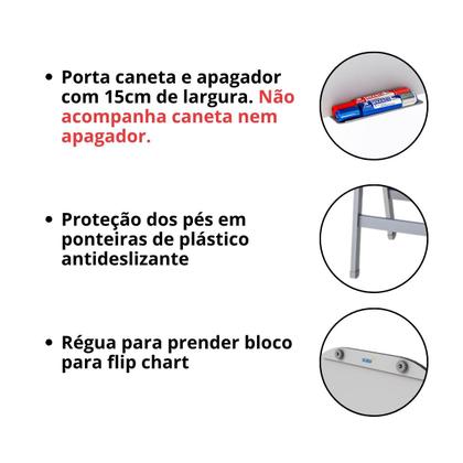 Imagem de Flip Chart Soft Cor Alumínio Stalo