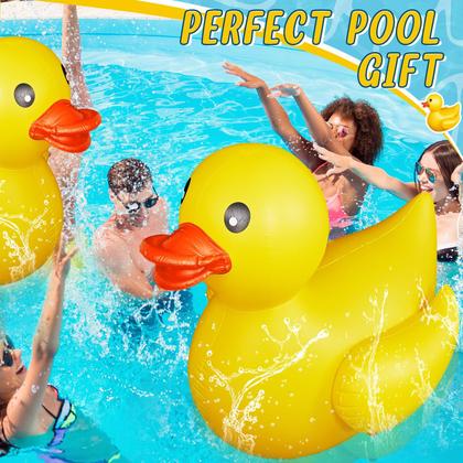 Imagem de Float inflável Duck Pool Hungdao de 5 pés para adultos, 2 unidades