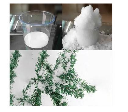 Imagem de Floco De Neve Artificial Para Decoração Natal Branca 200Gr