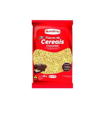 Imagem de Flocos De Cereais Crocantes 400g Mavalério Kit 4un