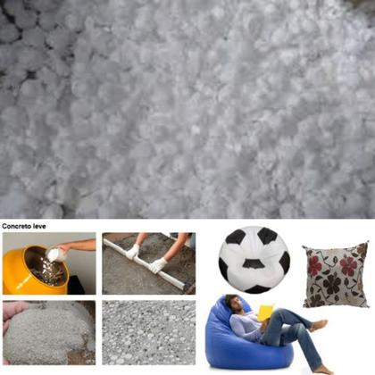 Imagem de Flocos De Isopor 50 Litros Para Preenchimento Puffs