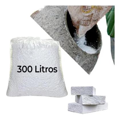 Imagem de Flocos de isopor TRITURADO para Concreto leve 300 litros