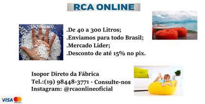 Imagem de Flocos Isopor 35 Litros Para Enchimento - Puffs E Almofadas